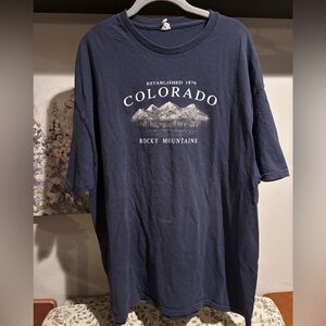 Colorado Rocky Mountains Navy Blue T-Shirt